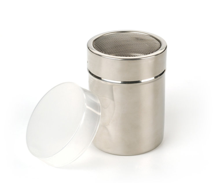 Stainless Steel Fine Mesh Shaker with Lid