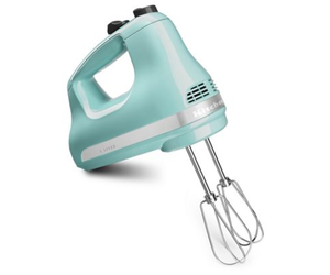 KitchenAid 5 Speed Hand Mixer Review-Ice Blue 