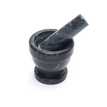 Mortar & Pestle, Black Marble