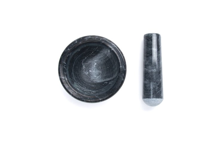 Mortar & Pestle, Black Marble