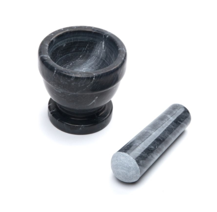 Mortar & Pestle, Black Marble