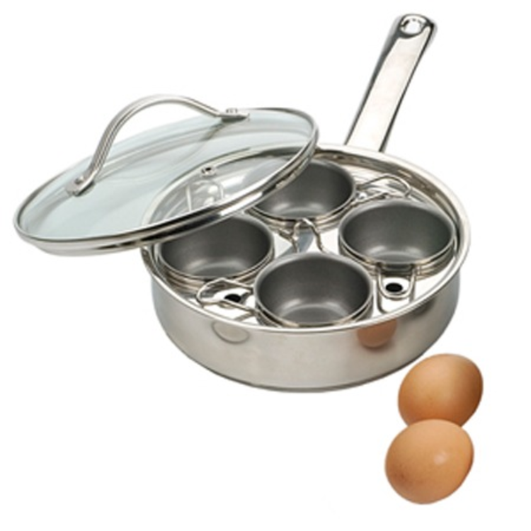 4 Egg Poaching Pan