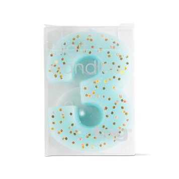 Number 3 Birthday Candle