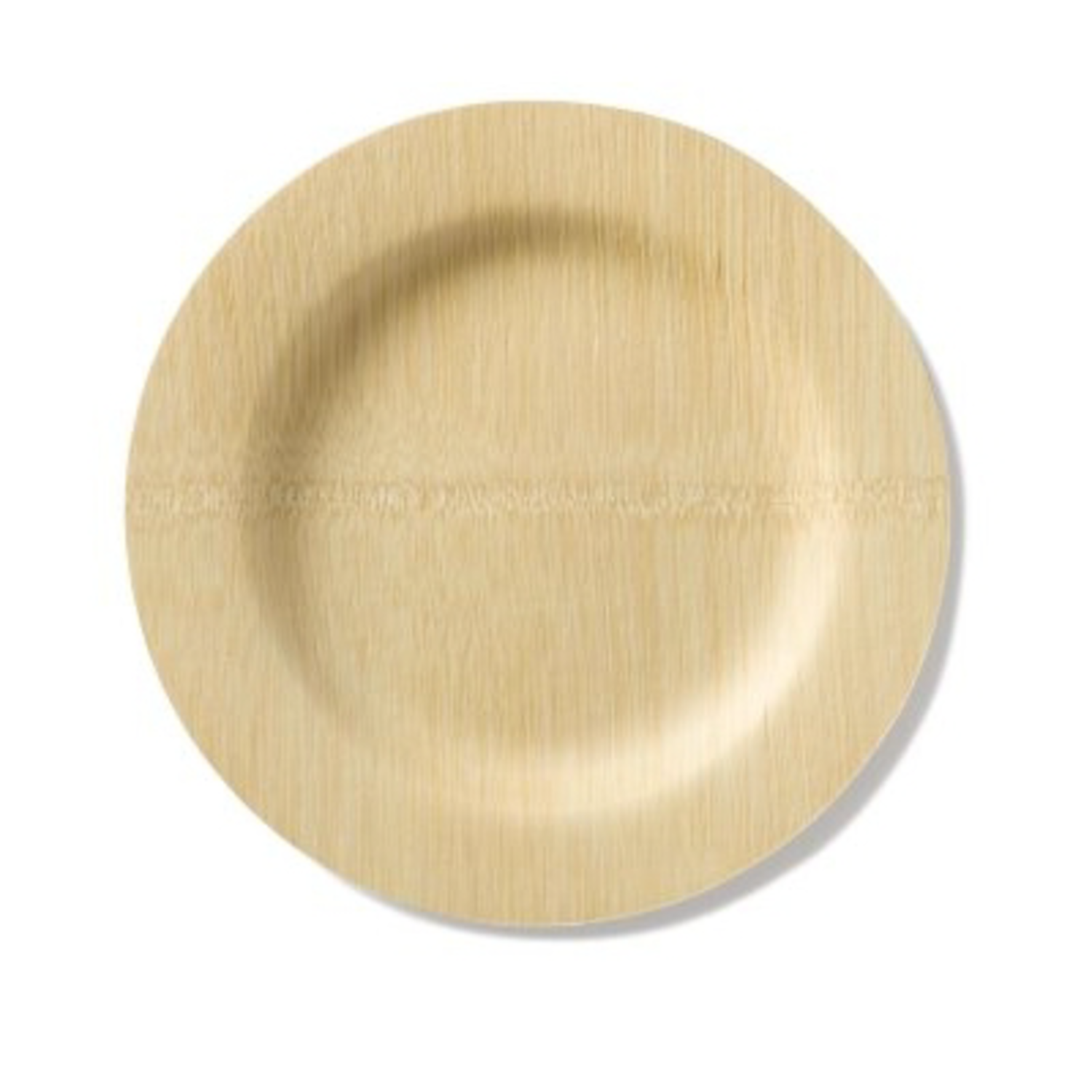 Details about   Bamboo disposable round plate 9″ 