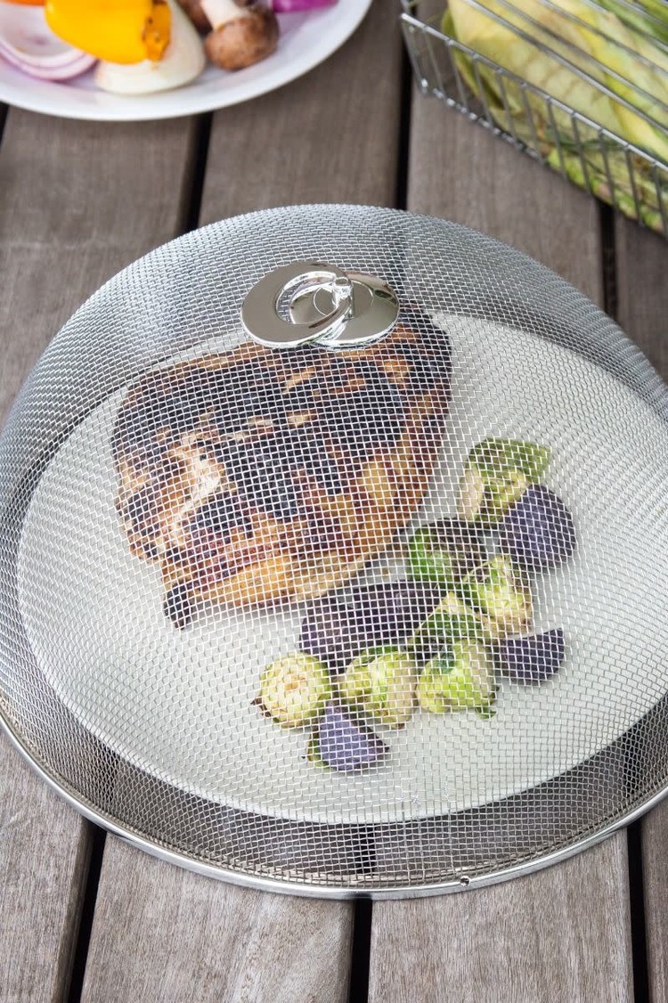 11.75" Chrome Food Cover