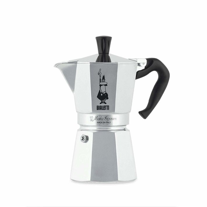 Mocha Coffee Maker by Bialetti Morenita -1-2-3-6 - Coffee Machine Cups