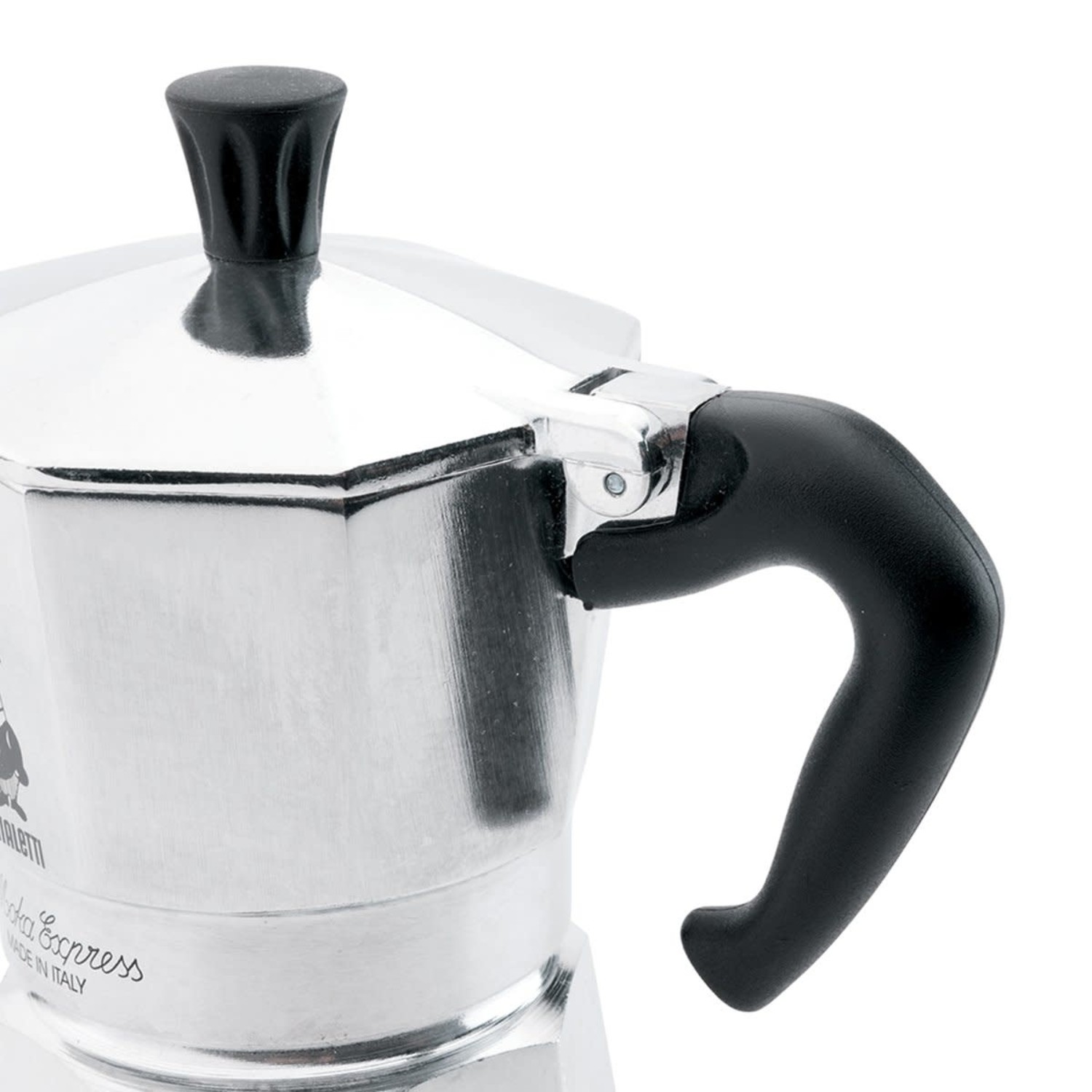 Bialetti 6 cup Stainless Steel Stovetop Espresso Maker - Whisk