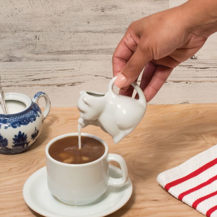 Mini Ceramic Cat Creamer