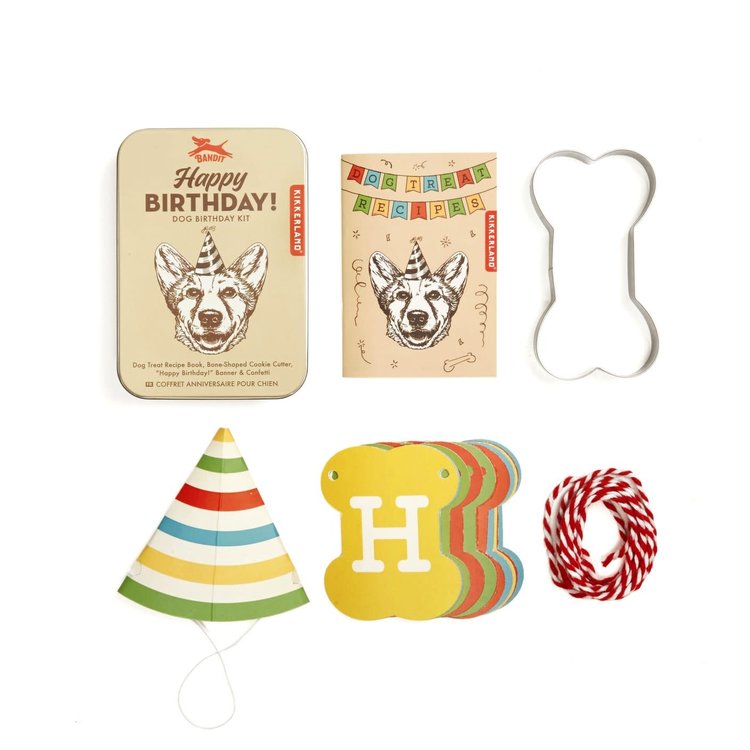 Dog Birthday Kit with Bone Cookie Cutter