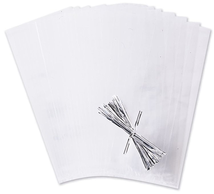 Wilton Wilton Clear 4x9" Treat Bags, set of 25