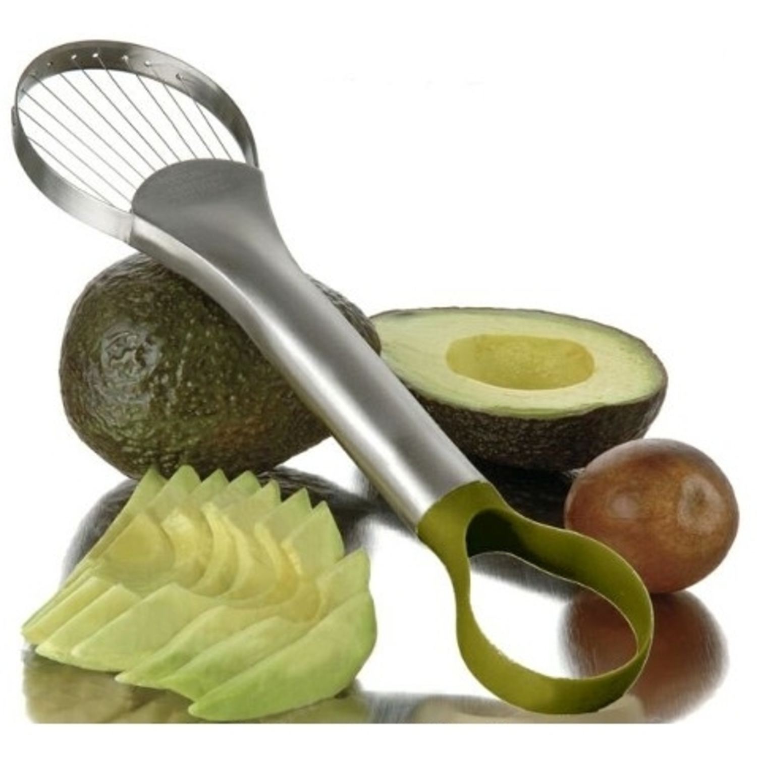 Avocado Slicer,Avocado Pit Remover Cutter/Peeler,Well Made Stainless Steel Avocado Slicer and Pitter Tool,Really Cutting Thin Slices,The Best Holiday