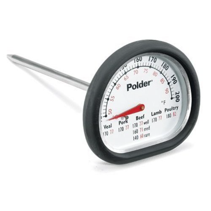 29008 HIC Meat Thermometer, 3in. dial display, ana