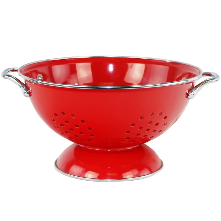 New KitchenAid Empire Red 5 Quart Colander Strainer