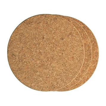Round Cork Trivets, set of 3