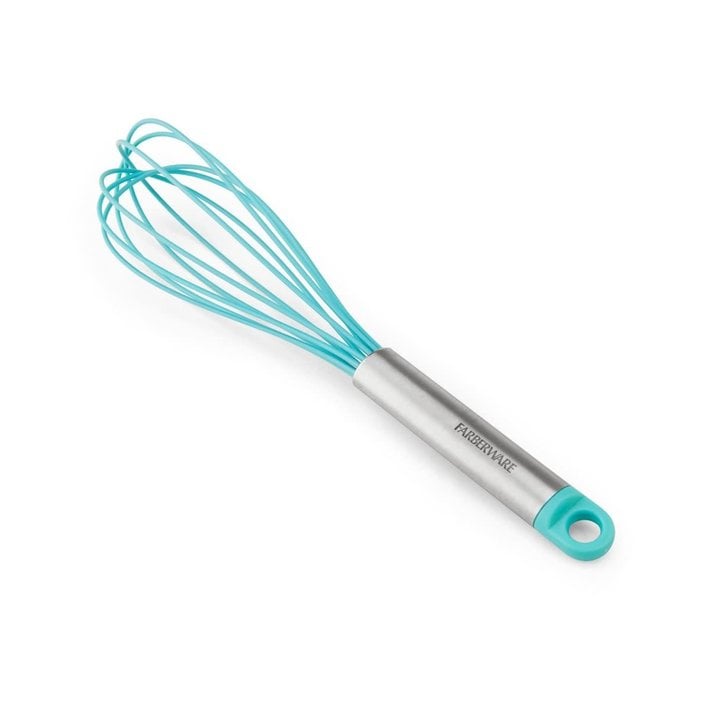 Mini Silicone Whisk, Blue, Sold by at Home