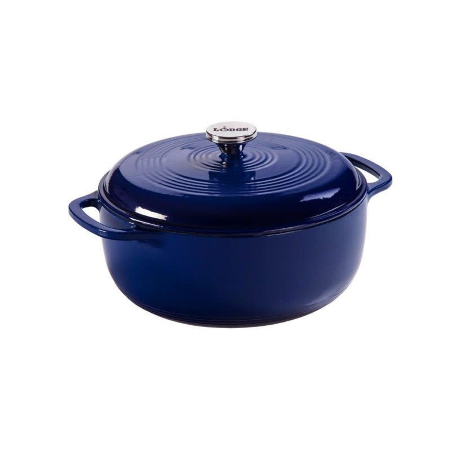 Lodge 4.5 quart Round Red Dutch Oven - Whisk