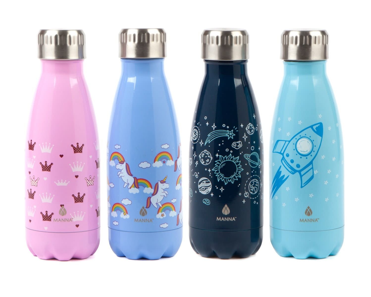 9 oz Kids Water Bottle, Assorted Whisk