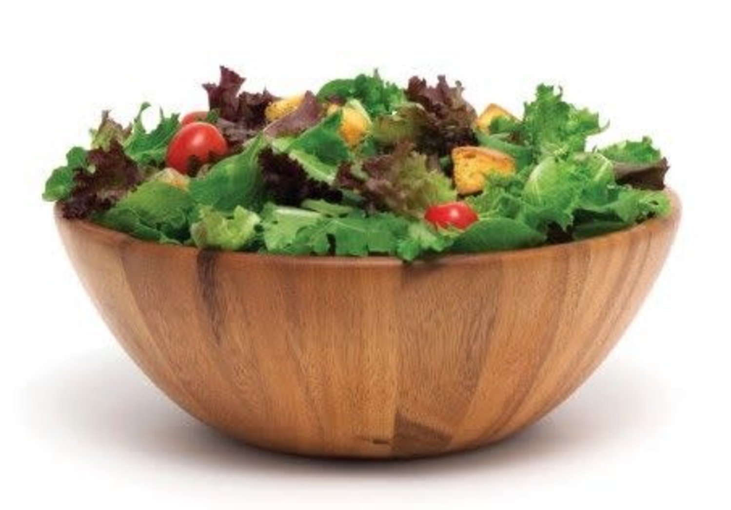 Large Wooden Salad Bowl, 12 Acacia Wood Bowl, Eco Friendly Housewarming  Gift with Gift Bag