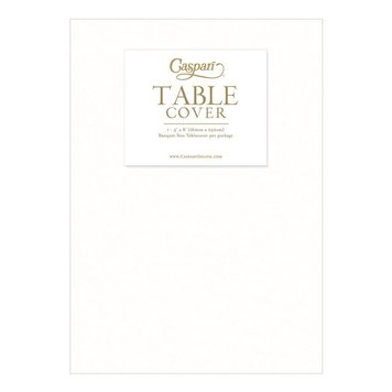 5x8' White Paper Tablecloth
