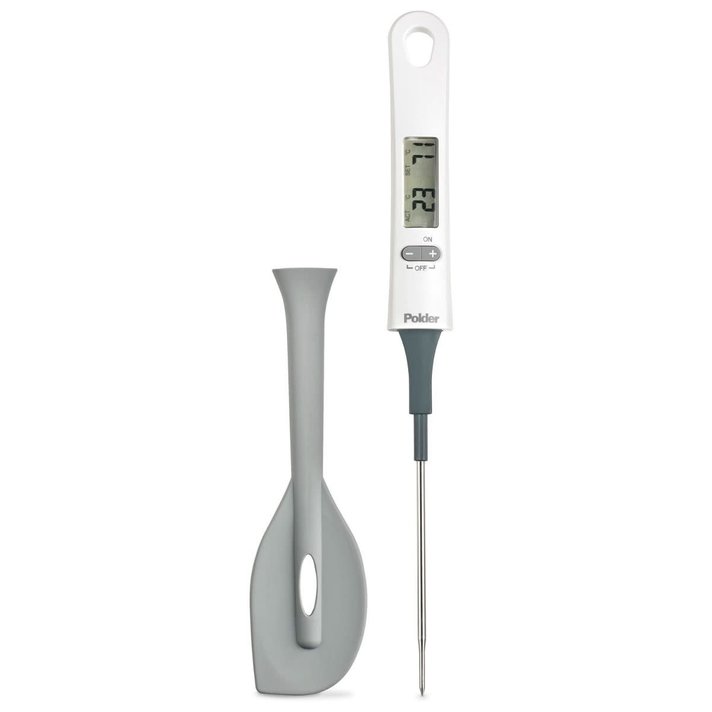 Escali Deep Fry Candy Paddle Thermometer 60 F 15.6 C to 400 F 204.4 C Pot  Clip Durable Heat Resistant Easy to read Measurement Durable Dishwasher  Safe For Food Cooking - Office Depot
