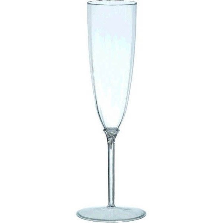 Plastic Champagne Glasses, set of 8