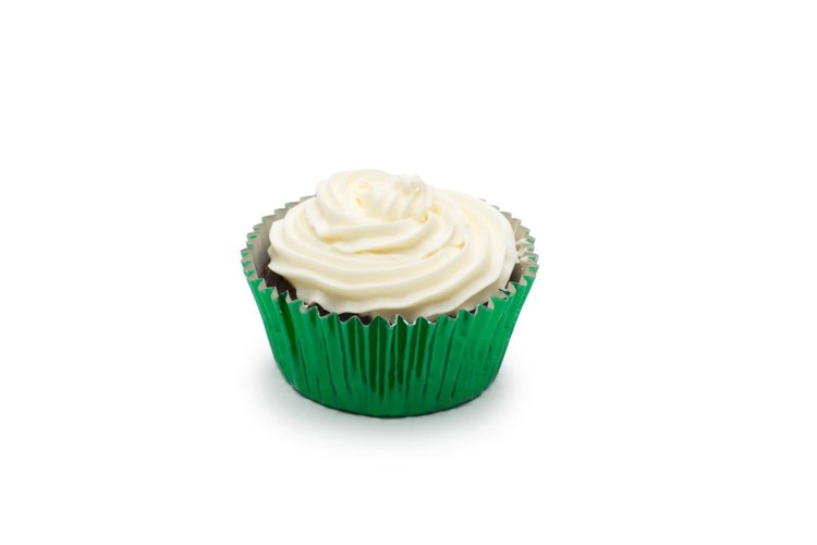 Green Foil Baking Cups