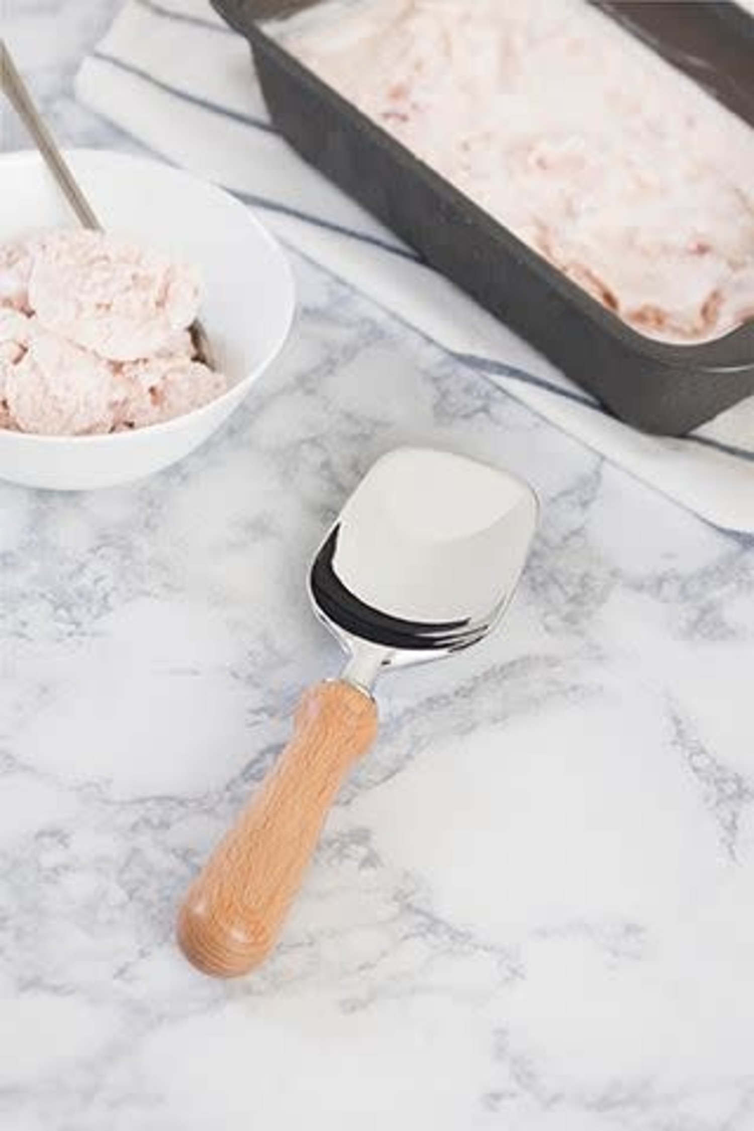 ice cream spade wooden handle