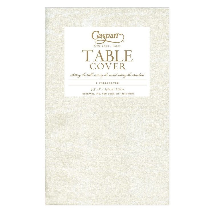 4.5x7' Ivory Paper Tablecloth