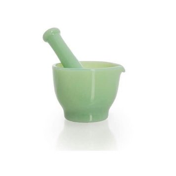 Jadeite Glass Mortar & Pestle