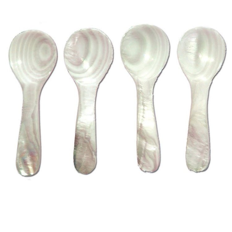 Mini White Shell Spoon