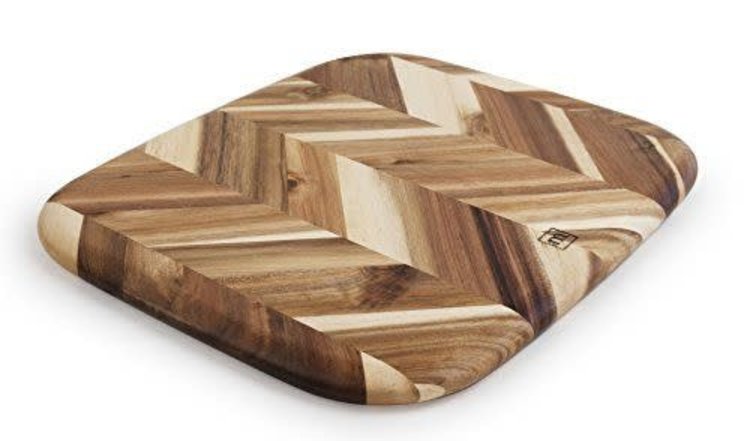 12.5x14.5" Herringbone Cutting or Serving Board