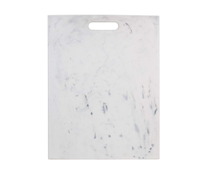 Architec Marble-Look Polypropylene Cutting Board - White 12 in x