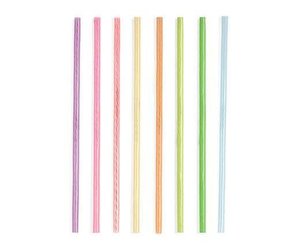 Rainbow Reusable Plastic Straws, set of 24 - Whisk