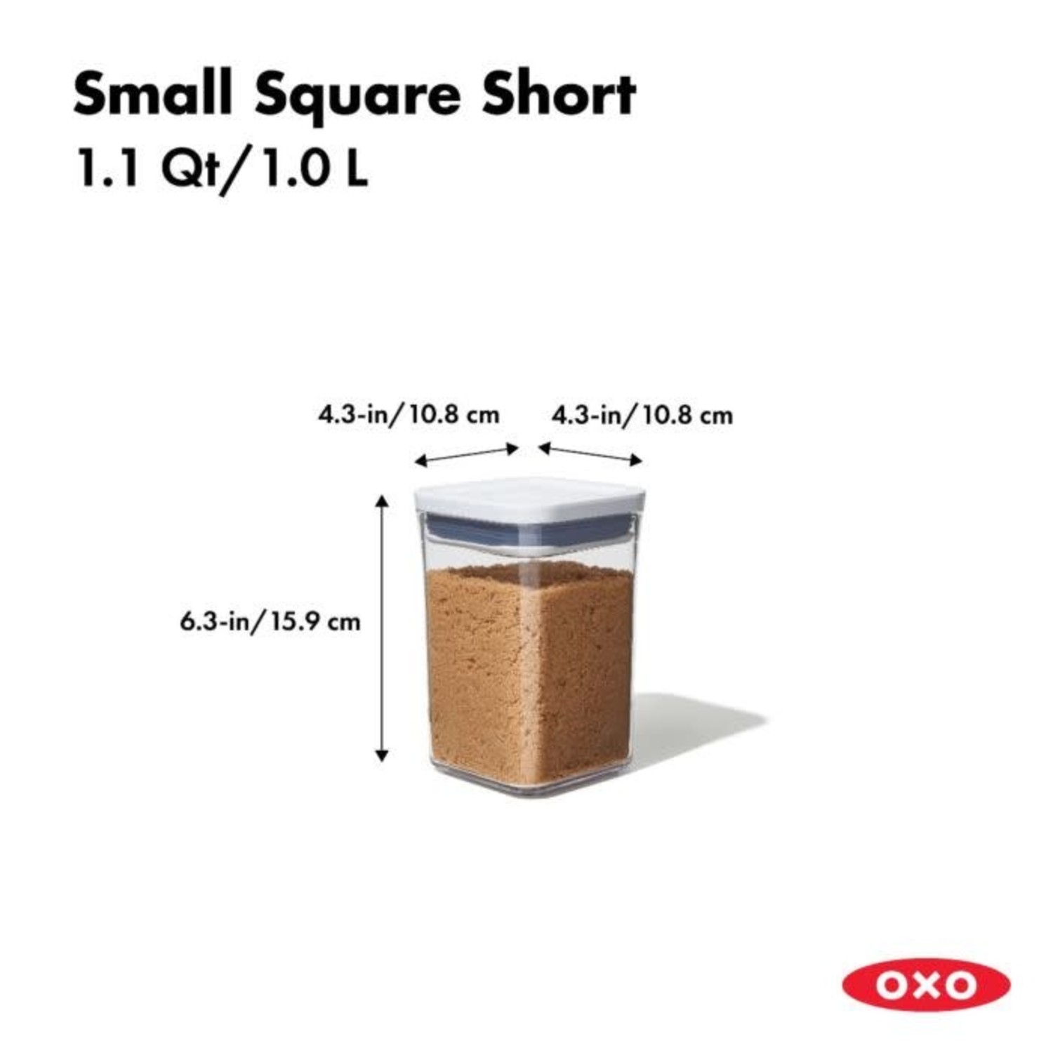 Small Square 1.1qt/1L, Food Storage Containers