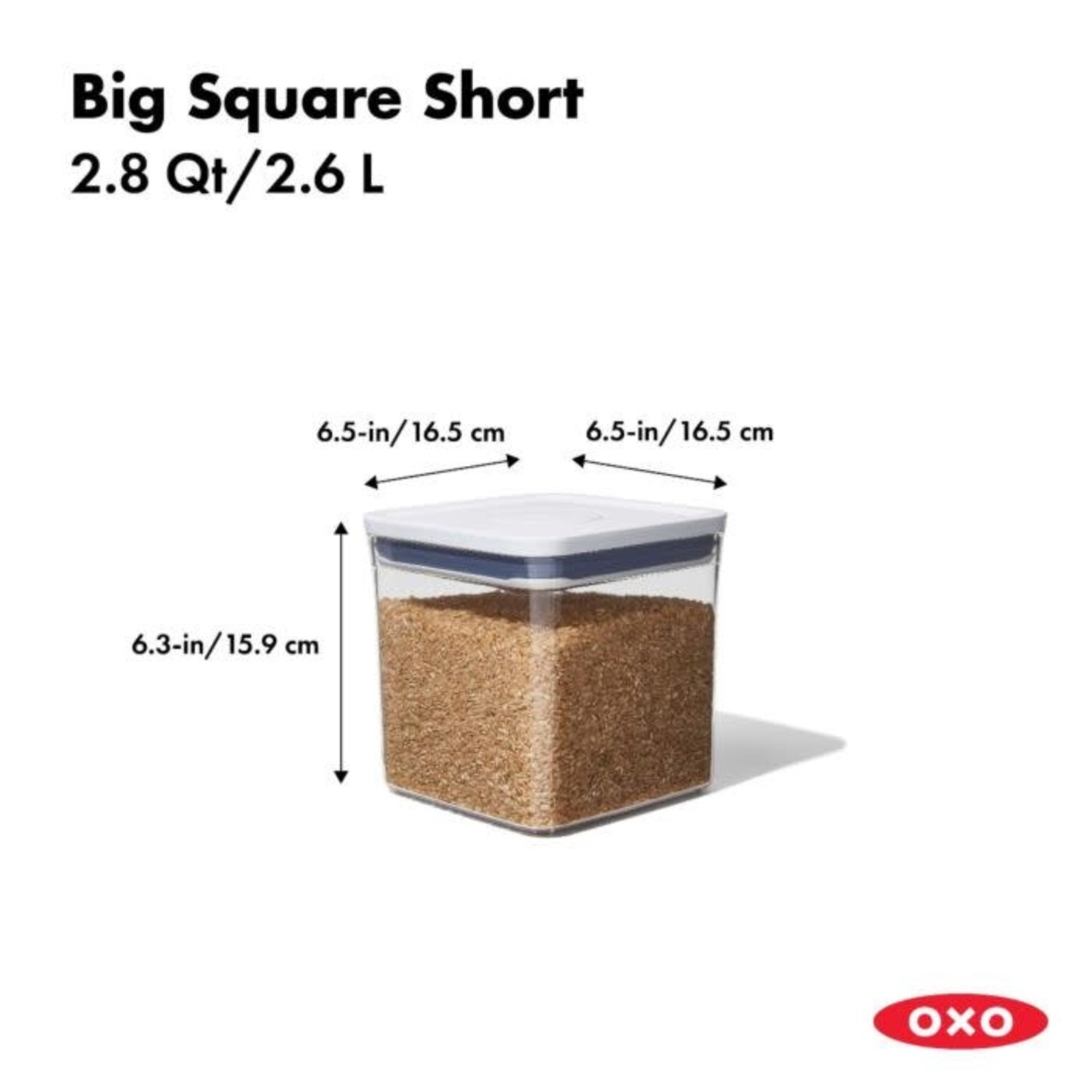 OXO Pop Square 2.6 liter Storage Container - Whisk