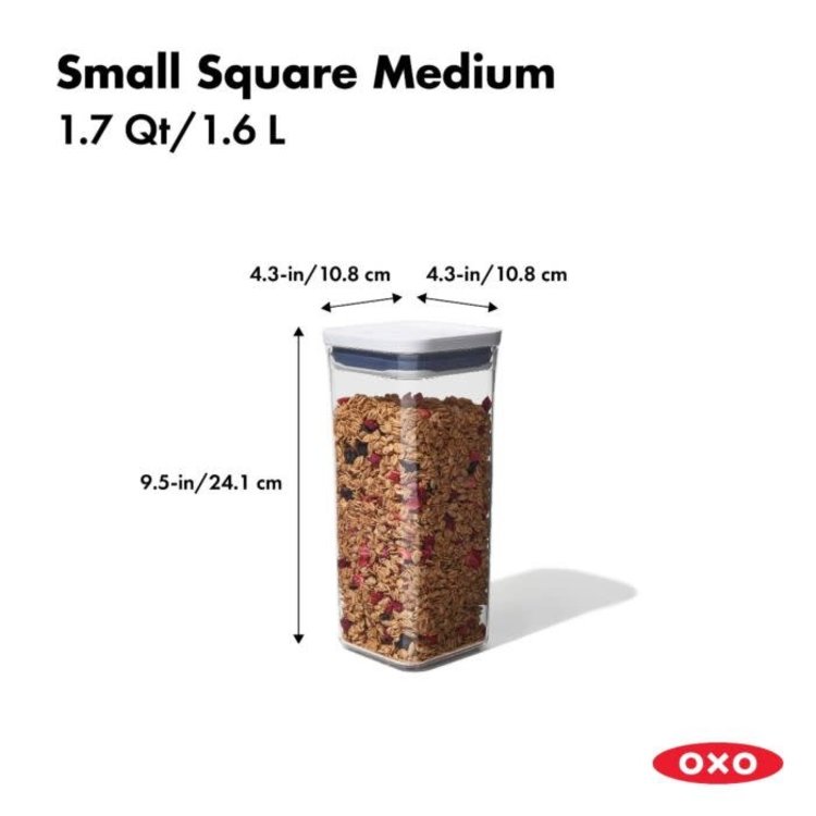 OXO OXO Pop 1.6 liter Square Storage Container