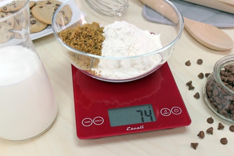 Escali Escali Arti Red Glass Digital Scale