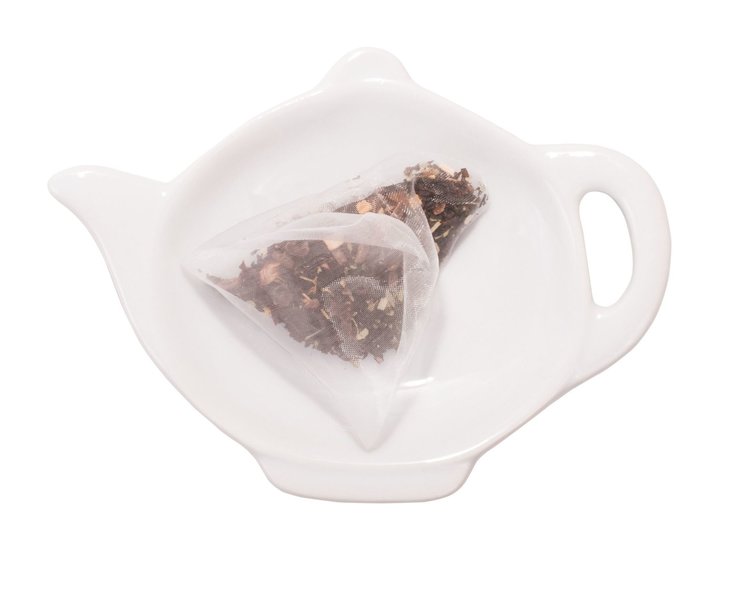 White Tea Bag Caddy