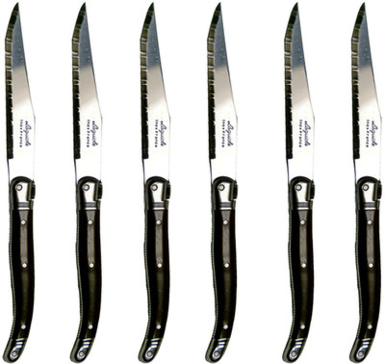 LAGUIOLE set of 4 Steak Knife Set D'or -Gold & Black- Free Shipping