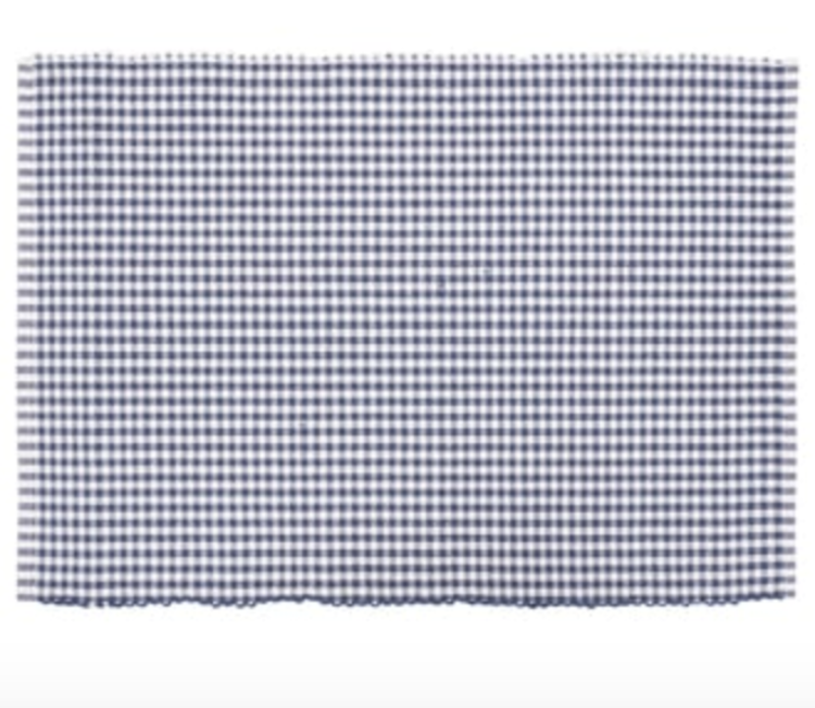 Navy Gingham Placemat