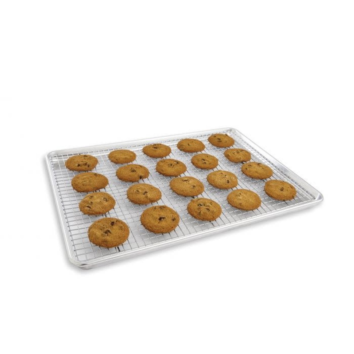 Mrs Andersons Baking Professional Half Sheet and Cooling Rack, Silver