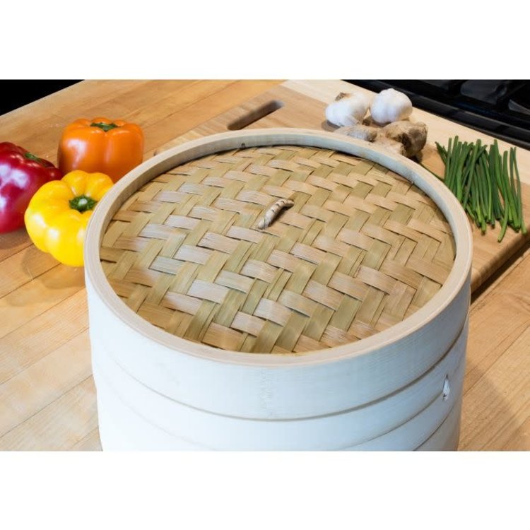 10" Bamboo Steamers, set of 3