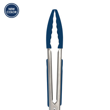 Tovolo Indigo Silicone Mini Tongs