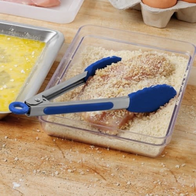 Tovolo Indigo Silicone Mini Tongs