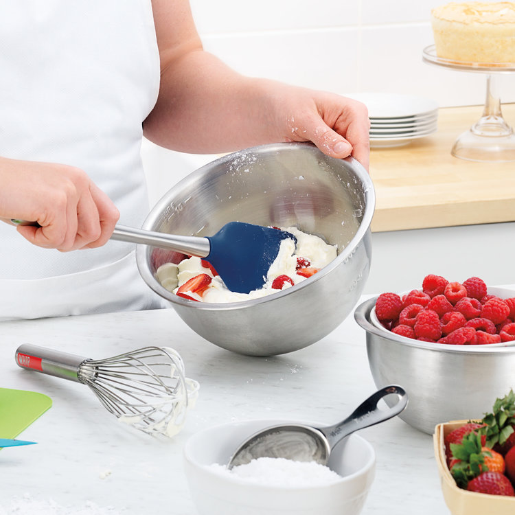 Tovolo Charcoal Spatula with Stainless Steel Handle