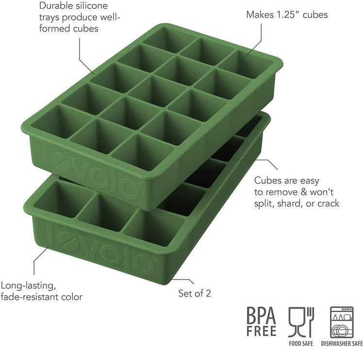 Tovolo Pesto Ice Cube Trays, set of 2