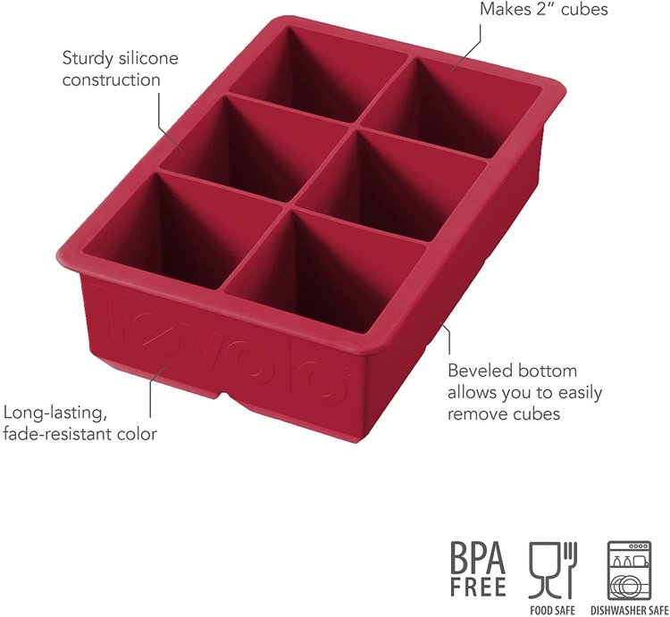 Tovolo Cayenne King Ice Cube Tray