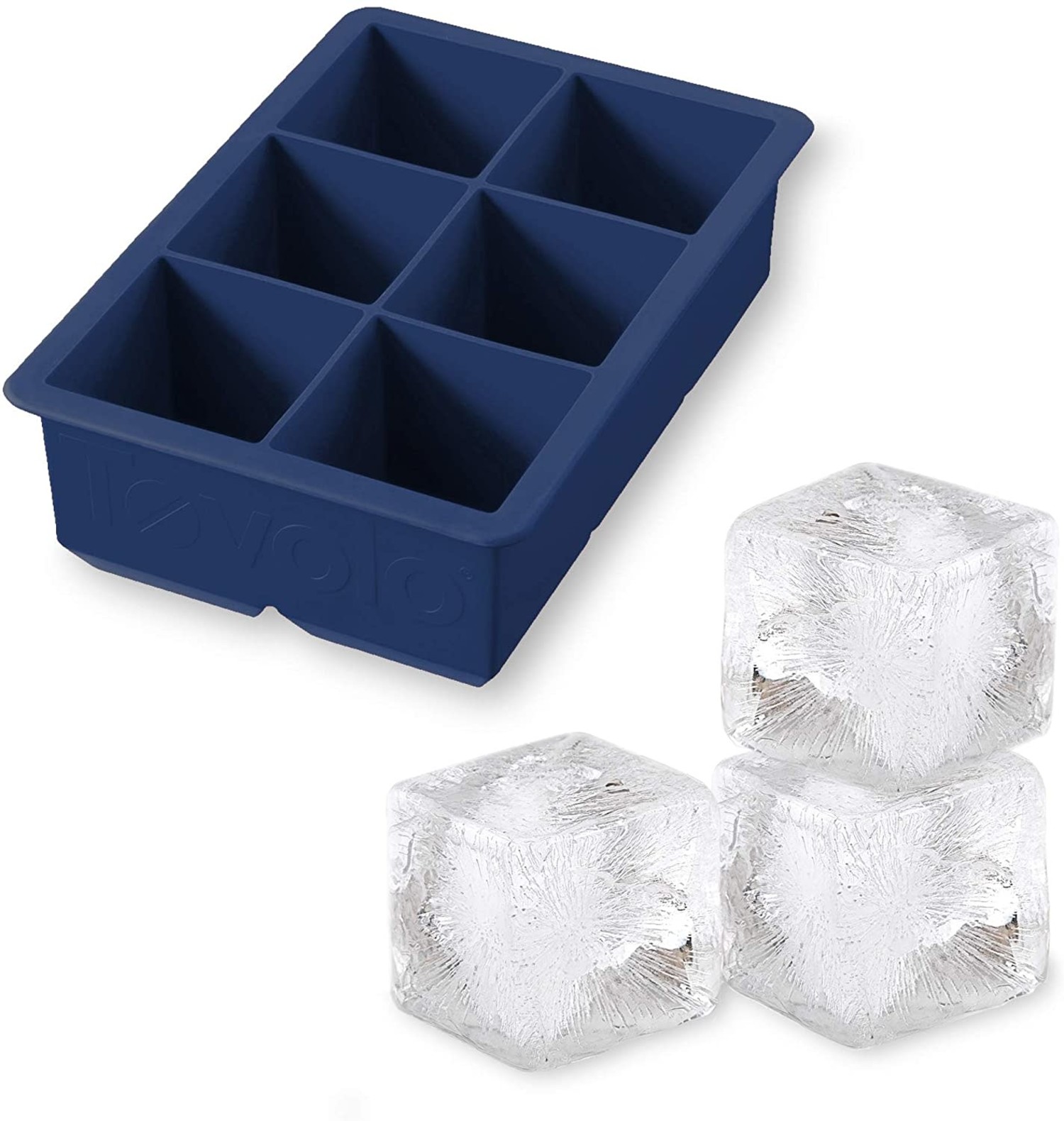 Indigo Ice Cube Trays, set of 2 - Whisk