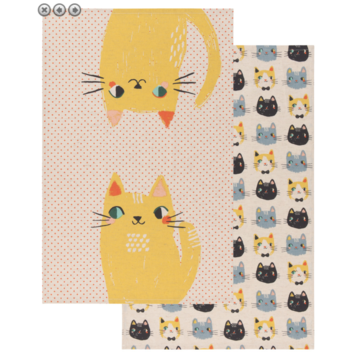 Meow Dishtowels, set of 2