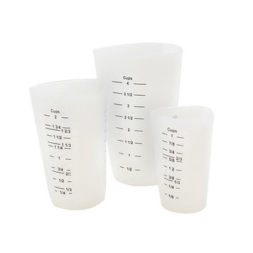 1, 2, & 4 cup Silicone Measuring Cups